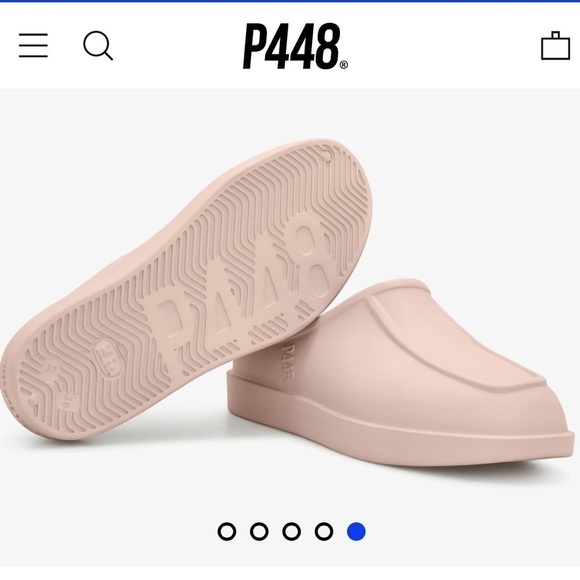 NIB P448 Flo Cipria Sandal Clog Slip On Backless Cream Beige Sz 38 39 main image 7